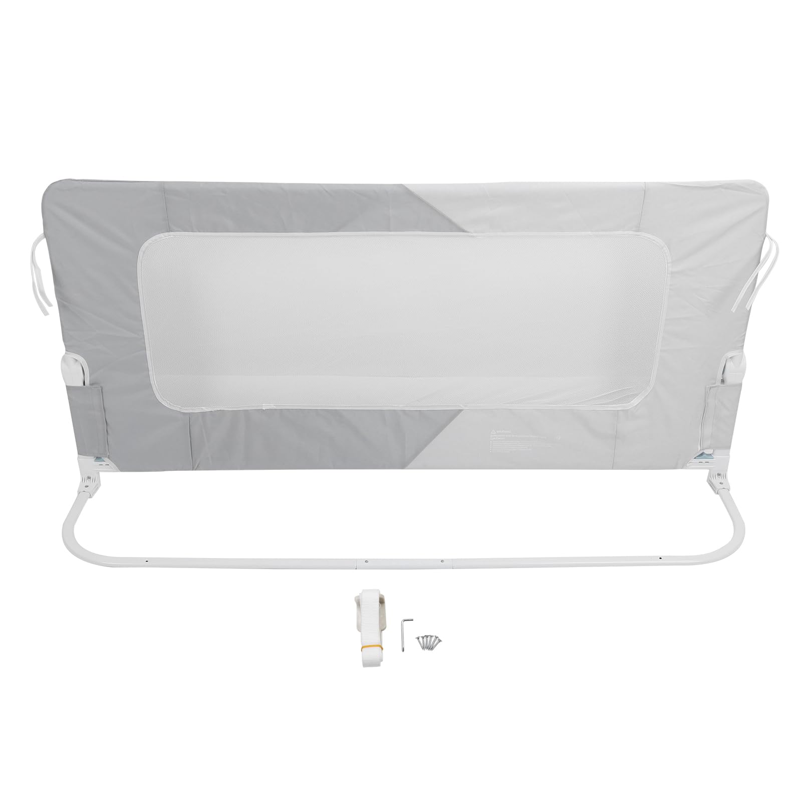 Wakects Barandilla de Seguridad para Cama de Bebé, 59 Pulgadas, Protector Abatible para Cama Doble, Matrimonial y Queen