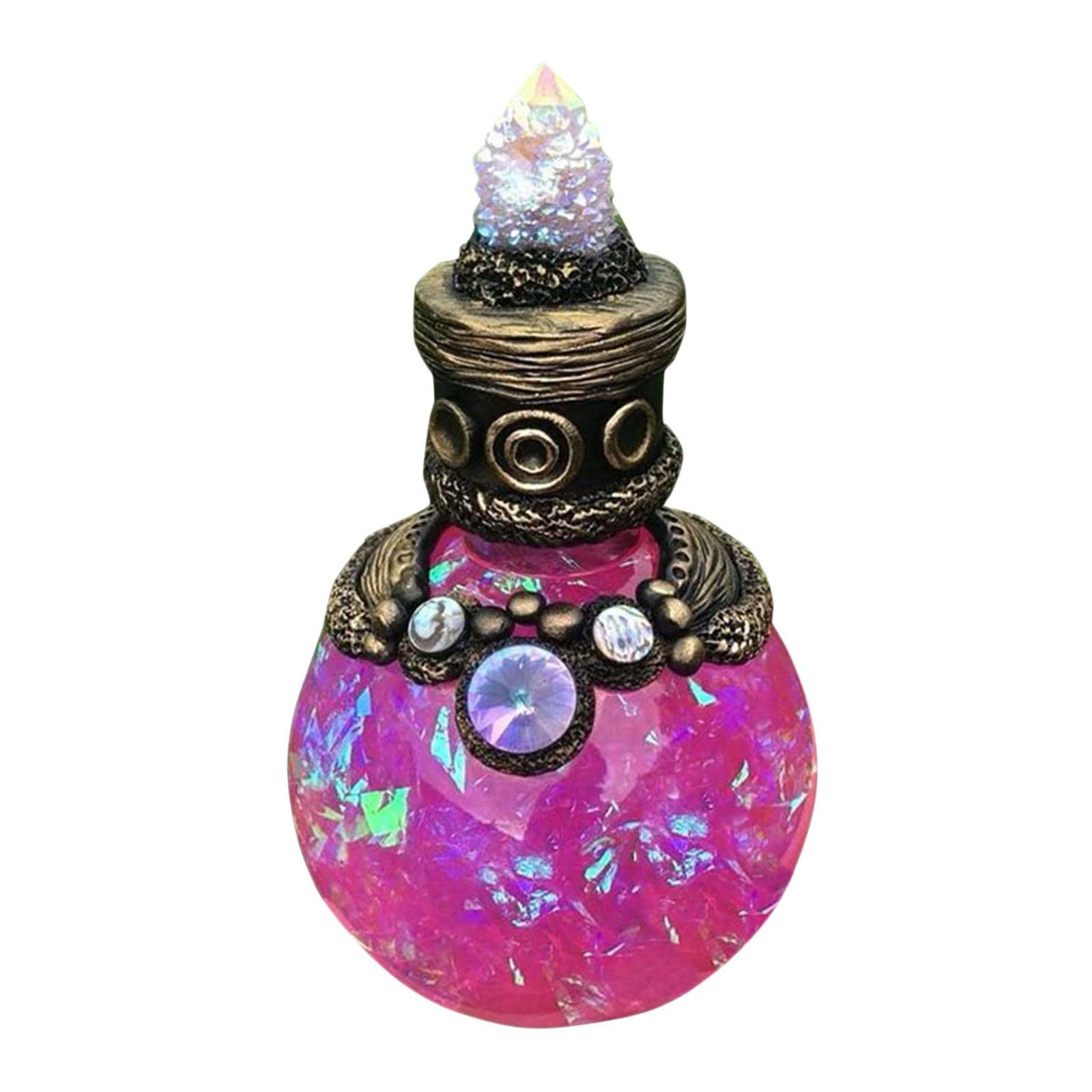 Ornamenti di Cristallo, Ornamenti di Vetro, Bottiglie di pozioni Materiale in Resina Arte Elfi Bottiglia dei Desideri Decorazione della tavola Regali for Strega, Rosa