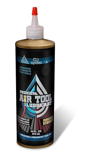 CLIsyntec Lubricante para herramientas neumáticas - Aceite industrial prémium para herramientas neumáticas (16 onzas) CLIsyntec Lubricante para herramientas neumáticas - Aceite industrial prémium para herramientas neumáticas (16 onzas)