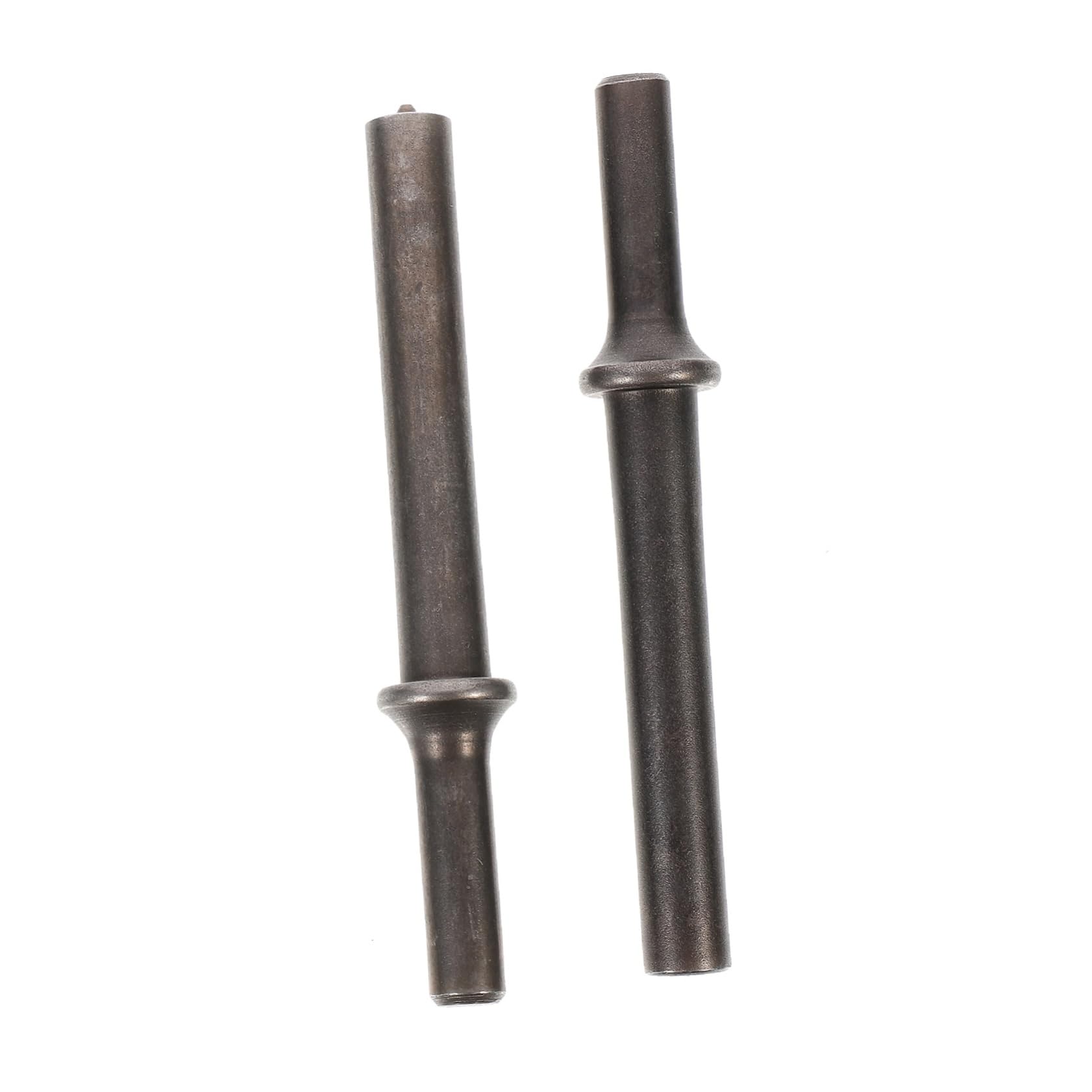 Mobestech Marteau Pneumatique à Rivets en Fer Noir, Tête Demi-Creuse et Pleine, Lot de 2 Pièces Résistant à L'Usure pour Travaux de Couverture