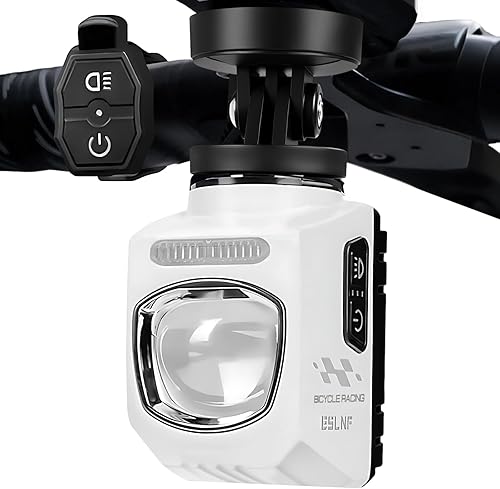 Bike Lights for Night Riding, Cutoff Line Bicycle Light with Remote Control, 1200 Lumens USB Rechargeable Bike Headlight, Waterproof Safety Bike