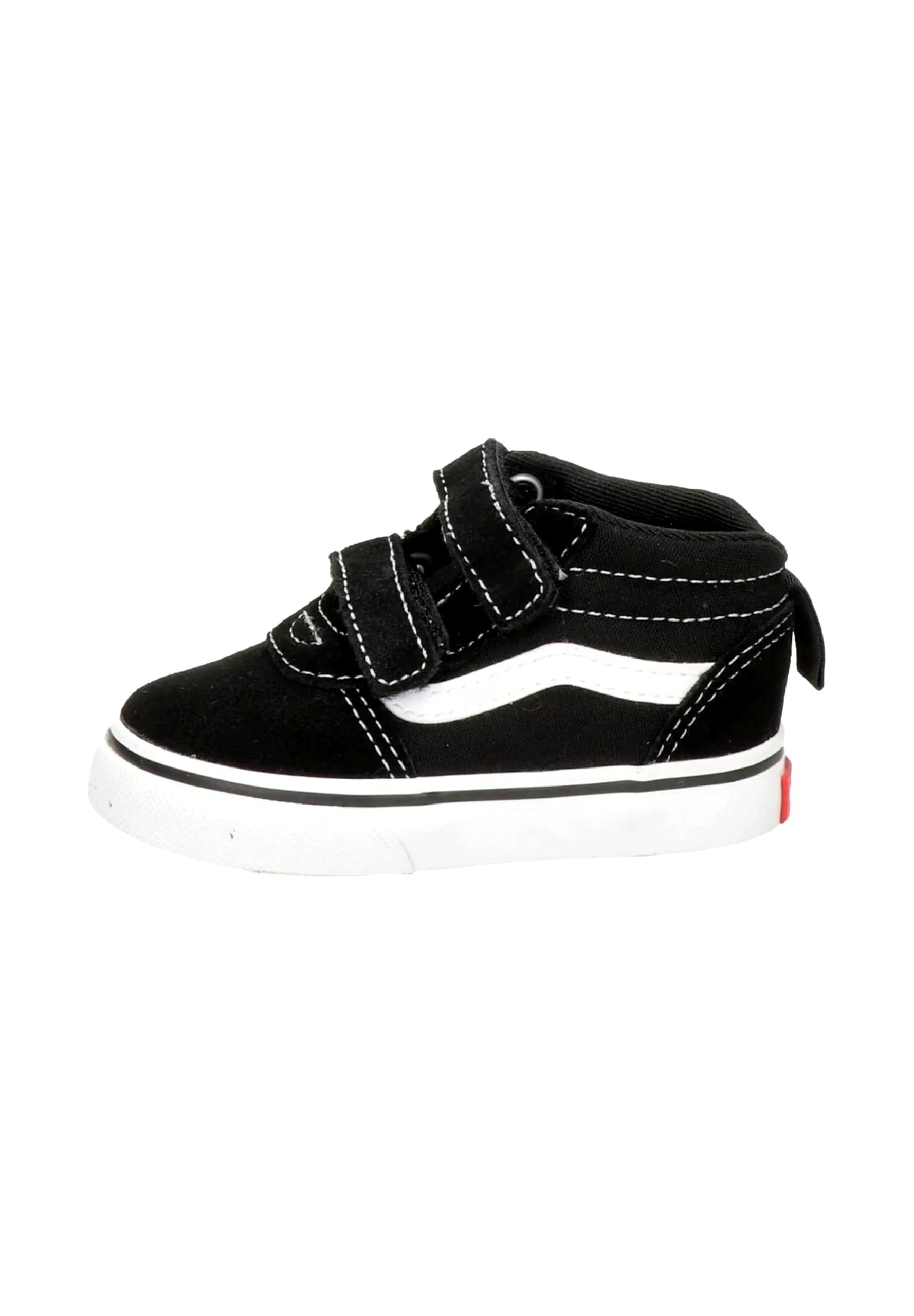 Vans Unisex Kids Td Ward Mid V Sneaker, Suede Canvas Black White, 5.5 UK Child