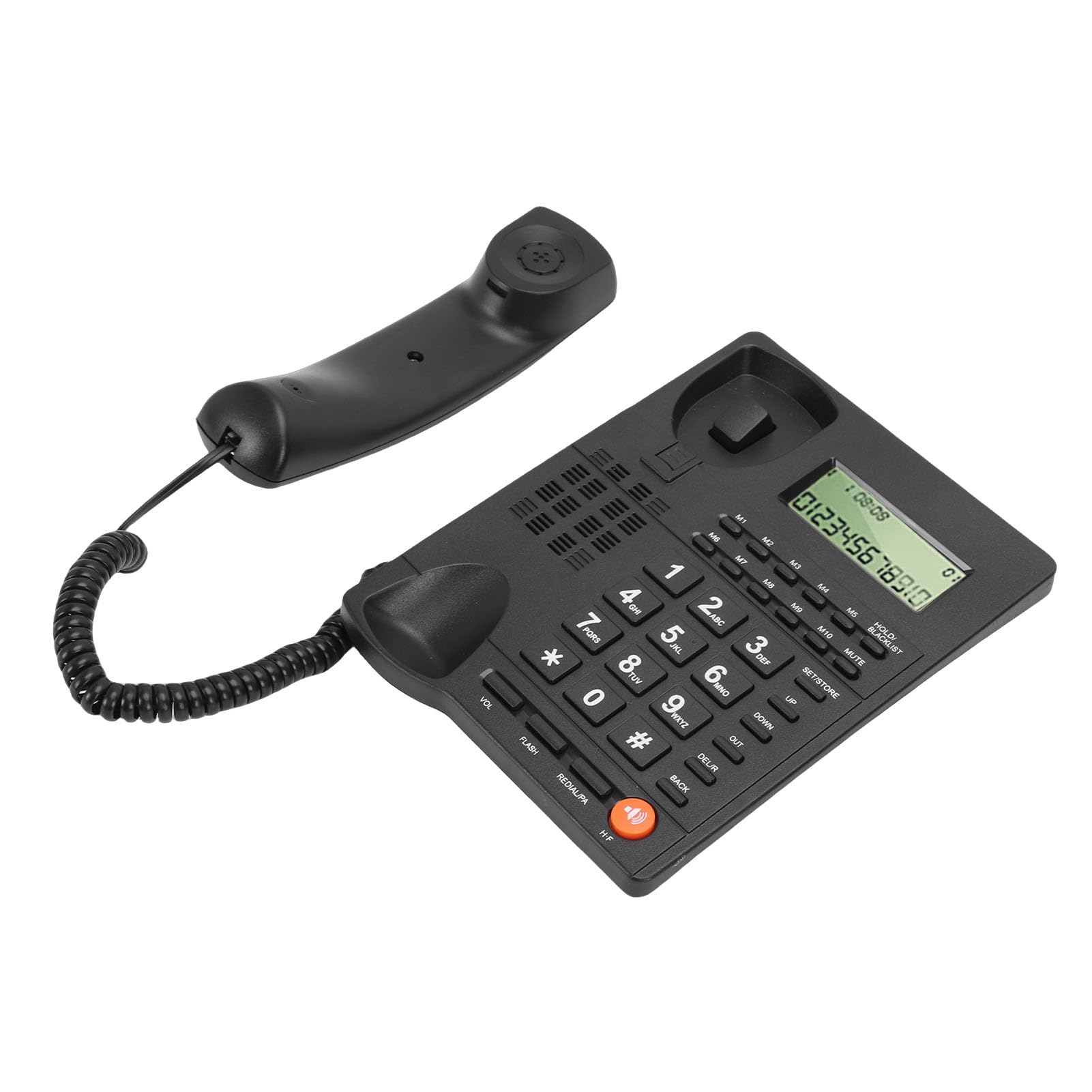 Telefono Fisso Cablato con ID Chiamante e Grandi Tasti