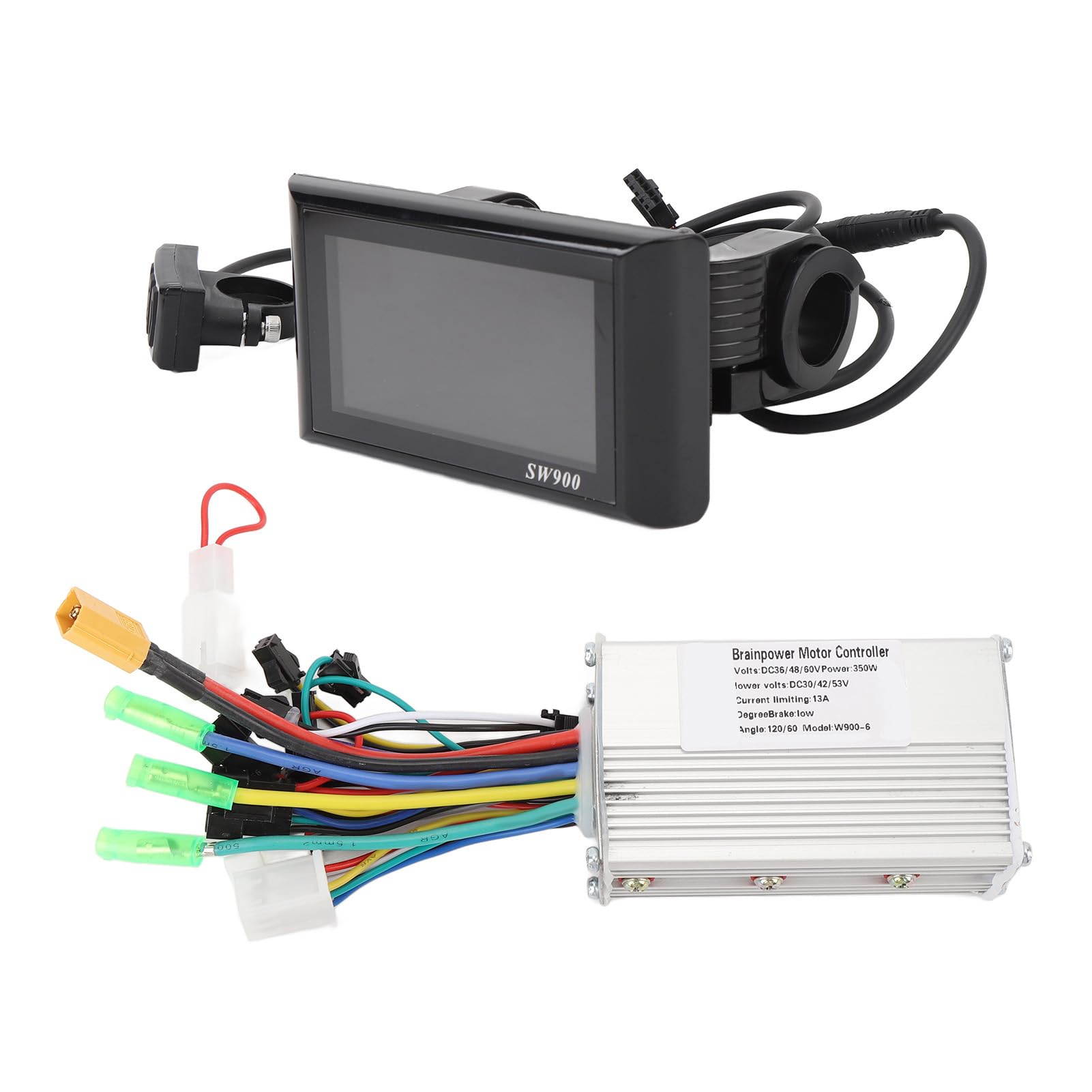 Generic Controller da Ciclismo Senza Spazzole Resistente All'acqua e Display LCD a Colori per Pendolari e Appassionati di Ciclismo