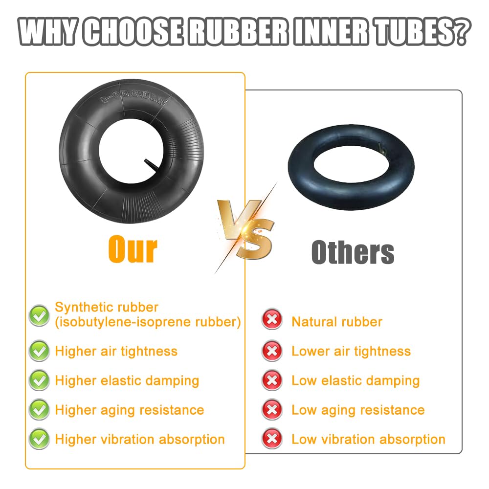 2 Tubi 4.10/3.50-4 Con Valvola A Bocca Dritta, 410/350-4, Tubo - Foto 3