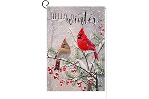 Cardinal Christmas Flag: Festive Winter Cheer for Your Outdoors