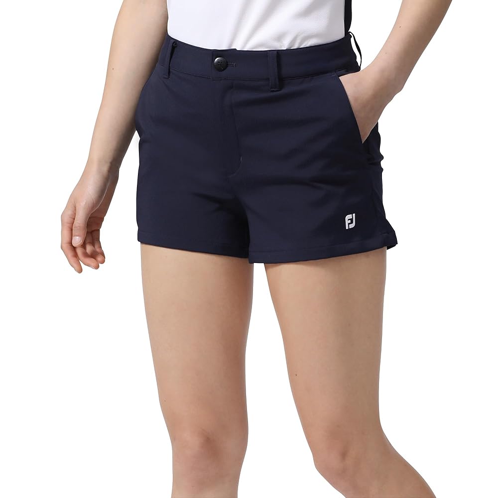 サイズ：M FOOT JOY フットジョイ 2024年モデル ショートパンツ  ネイビー系 [240101445142] ゴルフウェア レディース ストスト サイズ：M FOOT JOY フットジョイ 2024年モデル ショートパンツ