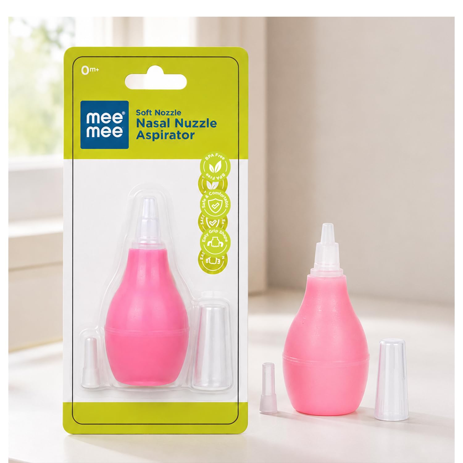 Mee Mee Baby Nose Cleaner (With Easy Grip - Single Pack, Pink)-image-16