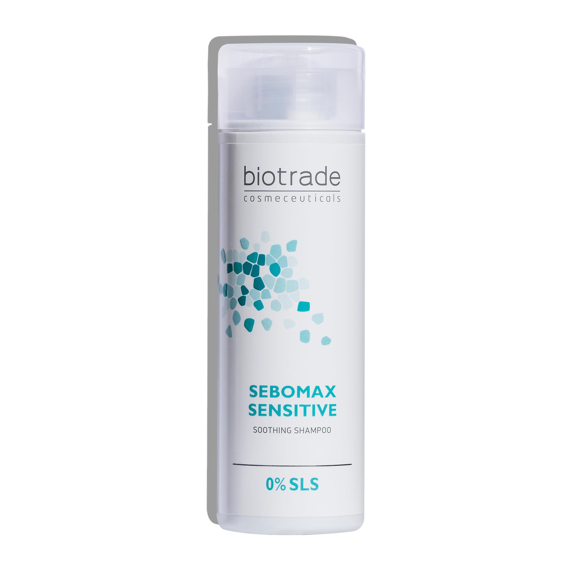 Biotrade Sebomax Sensitive Shampoo Delicato senza SLS e SLES, Lenisce Prurito e Irritazioni del Cuoio Capelluto, Adatto per l'Uso Quotidiano 200ml