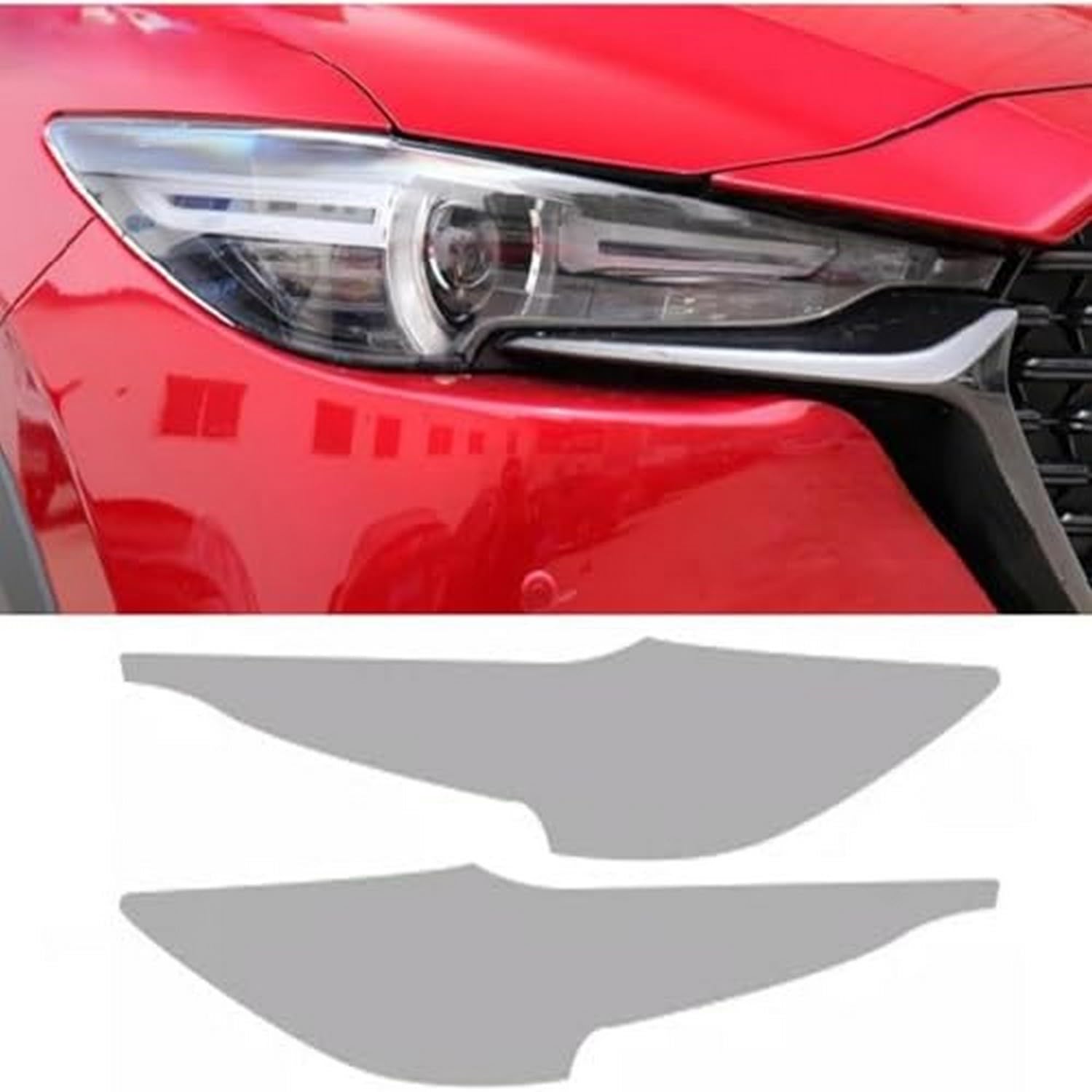 Film de protection de phare Mazda Cx-5 2017-2024 transparent TPU autocollant