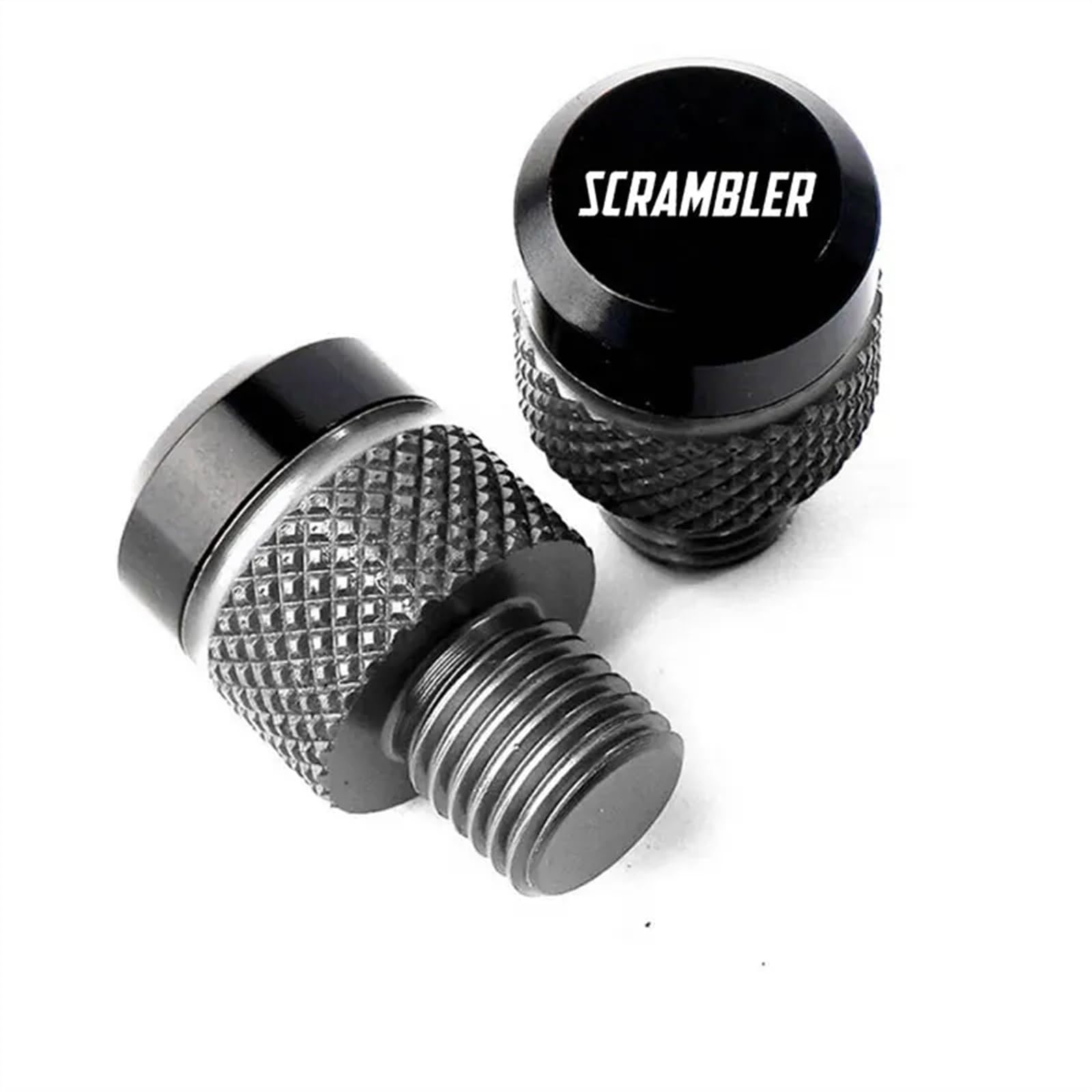 Accessori for Moto Tappi for Fori specchietti in Alluminio Viti Bulloni Compatibili con Ducati Scrambler 800 1100 Desert Sled 2017-2022