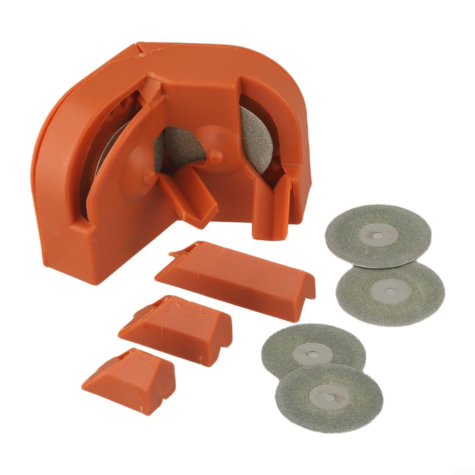 Utensili Punte da Trapano elettriche Affilatrice per affilatura Lama diamantata Multiuso Resistente all'Usura a V Strumenti per affilatura (A)