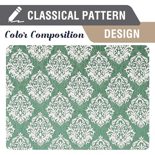 Cortina Polyester Window Curtains 5 Feet 250GSM - Jacquard Printed Light-Filtering (70-80% Room Darkening) Curtains for Bedroom, Office, Living Room & Hallway (Pack of 2, Dark Green) Cortina Polyester Window Curtains 5 Feet 250GSM - Jacquard Printed Light-Filtering (70-80% Room Darkening) Curtains for Bedroom, Office, Living Room & Hallway (Pack of 2, Dark Green)
