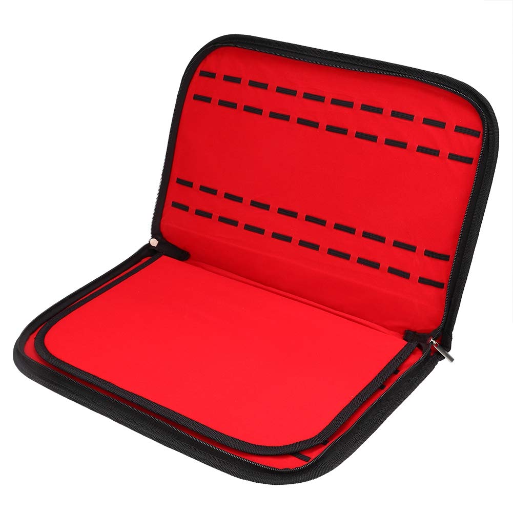 TOPINCN Scatola portaoggetti per orologi 20 scomparti Custodia per organizzatore con cerniera Velluto Espositore per gioielli Contenitore per orologi da polso grande Contenitore