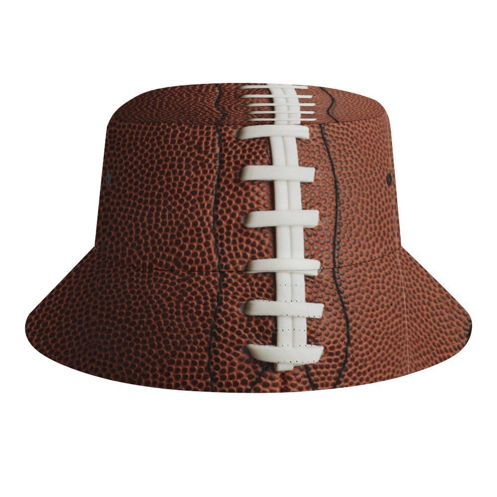 Jopajre Unisex Football Bucket Hat For Women Men Sun Cap Fisherman Hat Packable Beach Caps Travel Outdoor