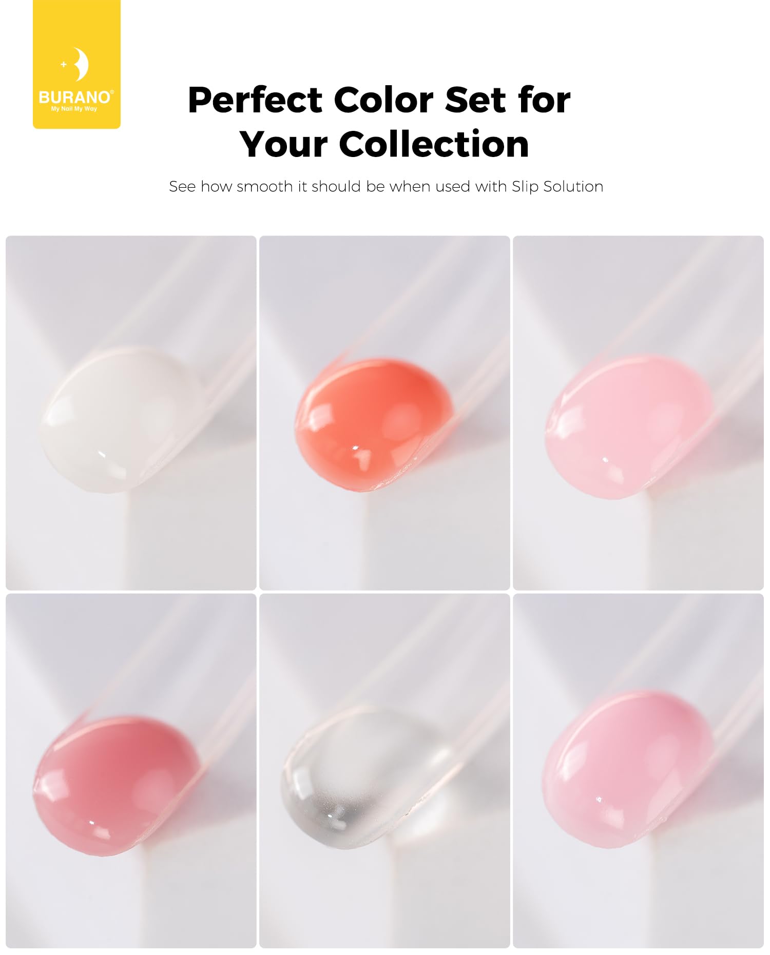 BURANO Poly Nail Gel Kit z UV LED Nail Lamp with Poly Nail Extension Gel Builder Przedłużający Żel Extension Kit Do Nail Salon Zestaw Prezentów dla Kobiet Różowy Nude 2