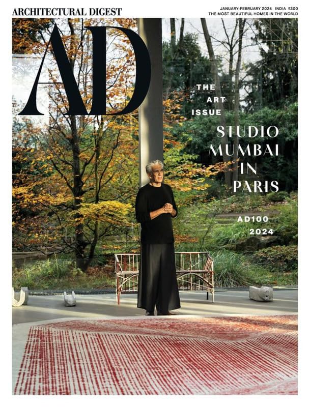AD Architectural Digest India - January - February 2024 - The Art Issue Magazine Book