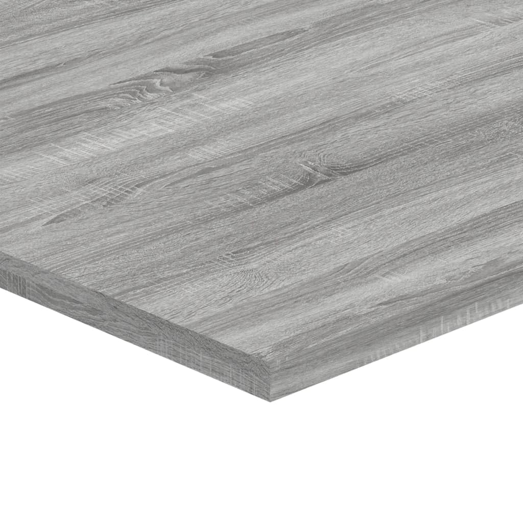 Wandregale 4 STK Grau Sonoma 80x40x1,5 cm Holzwerkstoff, Robustes Regalsystem für Wohnzimmer Büro Keller, multifunktionales Steckregal zur Aufbewahrung und Ordnung