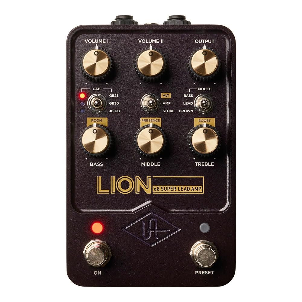 UAFX Lion 専用固定器付き Amazon.co.jp: UNIVERSAL AUDIO UAFX Lion '68 Super Lead Amp UAFX