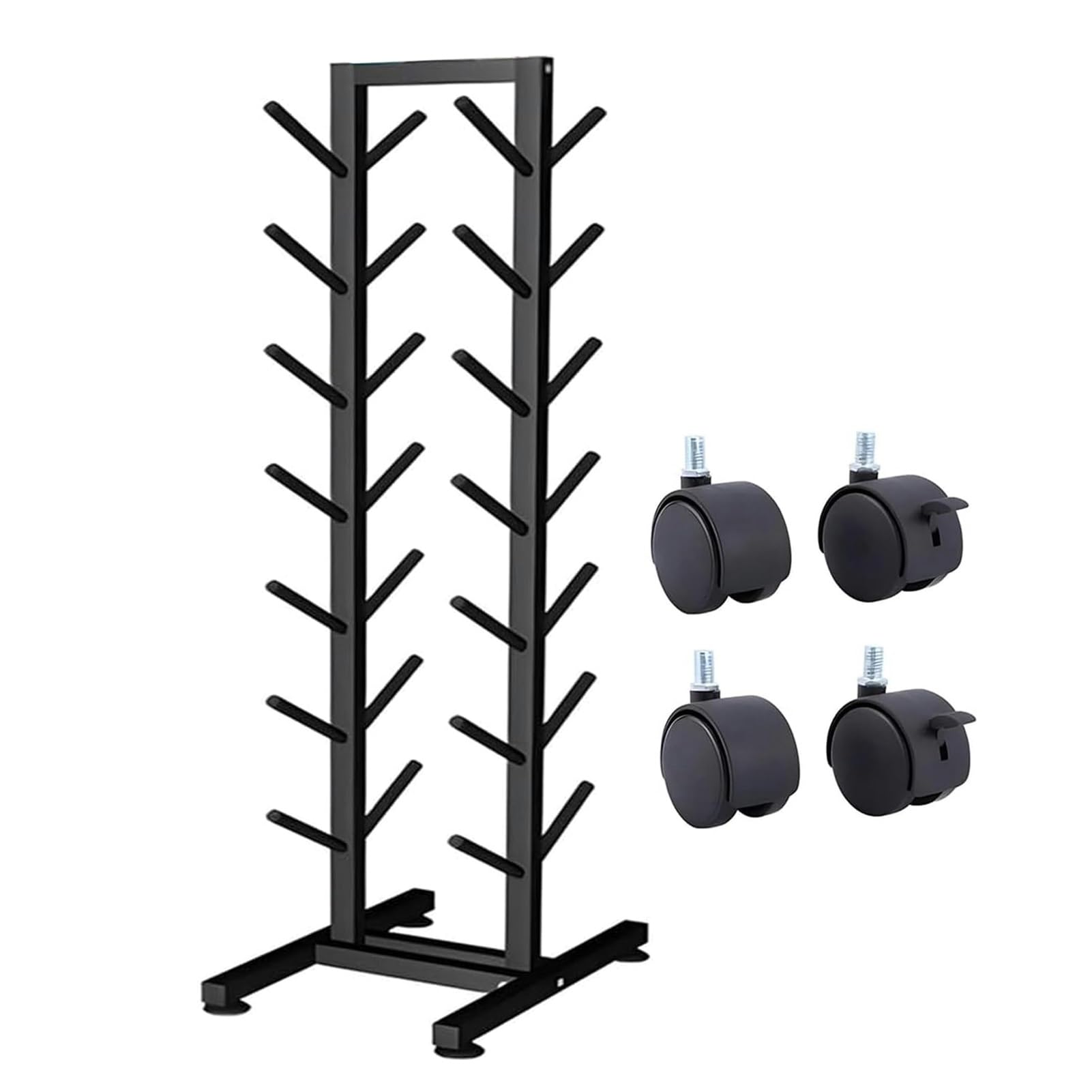 Générique Support de rangement robuste pour skis de randonnée, idéal pour la salle de sport à domicile, support métallique autoportant pour 5/7 paires de skis, présentoir au sol pour garage/atelier -