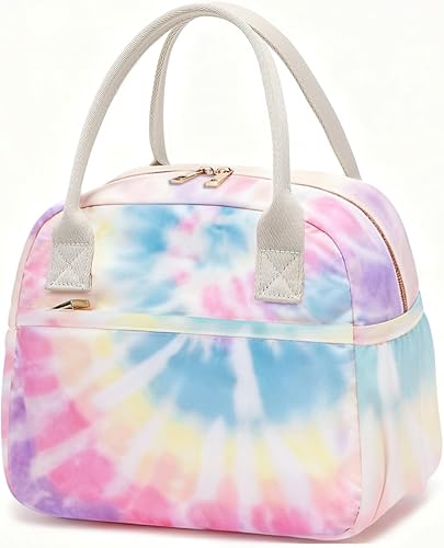 Miniatura 25 de CAMTOP Lonchera para mujer, bolsa de almuerzo aislada, lonchera con hielera térmica, a prueba de fugas, con diseño acolchado, bolsa de almuerzo Todo