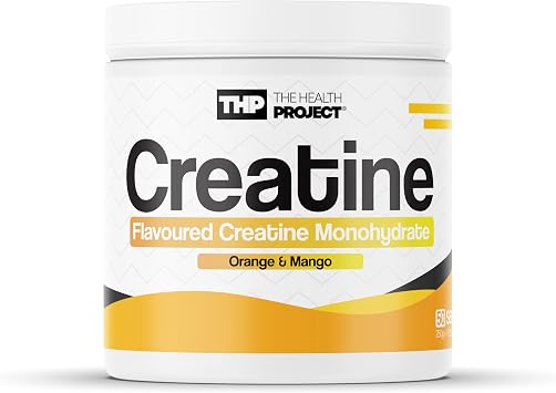 Ultimate Creatine Monohydrate | 250g Bulk Creatine Powder | 50 Servings | Boost Performance & Brain Function | Creatine Bulk Orange & Mango