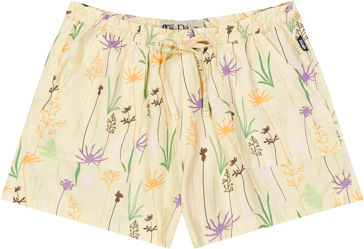Picture Organic Women's Milou Printed Shorts - Lightweight Active Shorts for Hiking & Travel