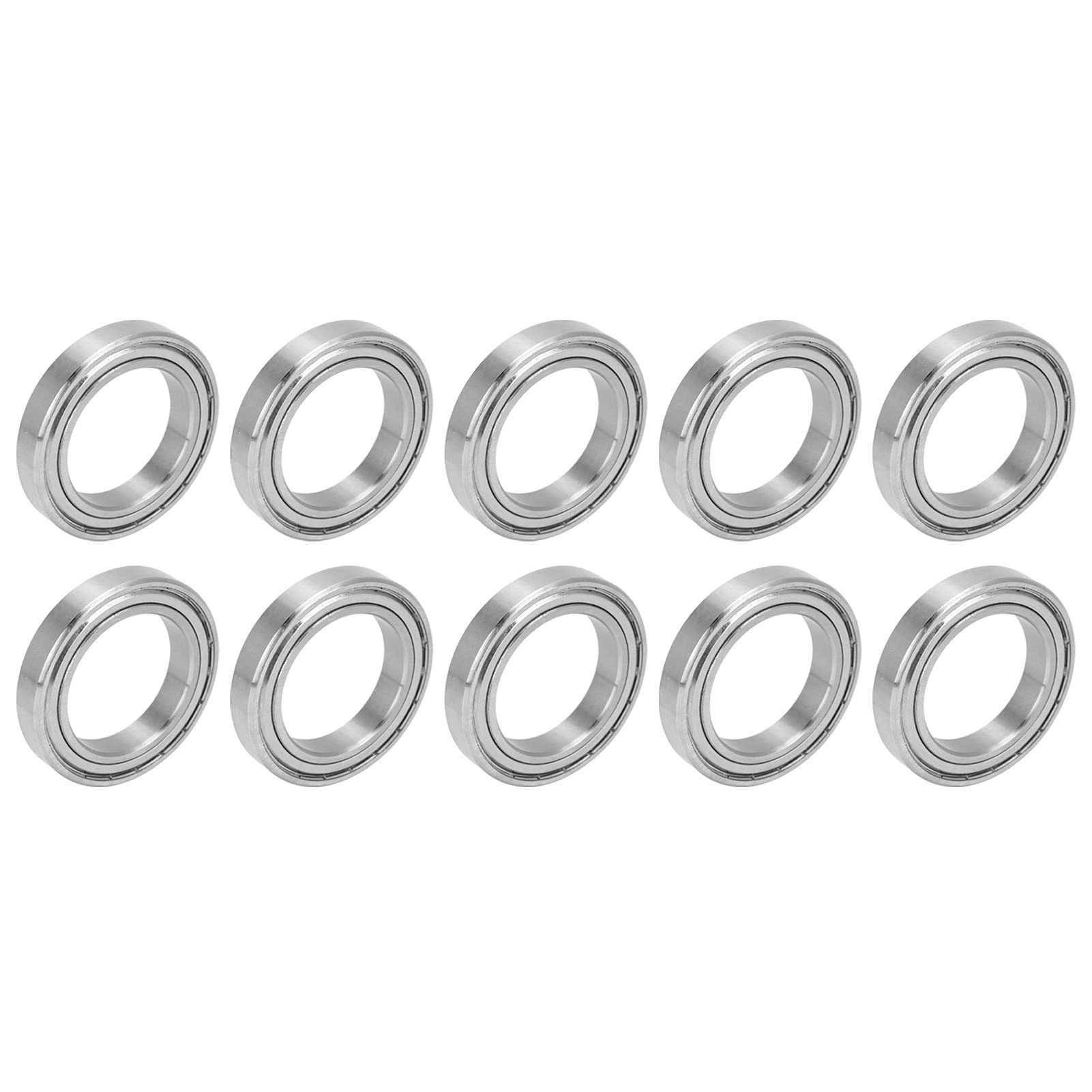 10 piezas de rodamientos de bolas de acero inoxidable para patinetes y patines en línea S6909Z, 45x68x12 mm, rodamientos silenciosos de alta velocidad con doble blindaje para