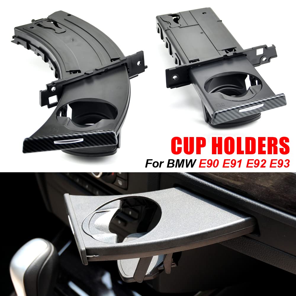 3 stks Auto Bekerhouder Set Trim Divers Passagierszijde Intrekbare voor BMW E90 E91 E92 E93 3 Serie kopen vanaf een prijs van 76