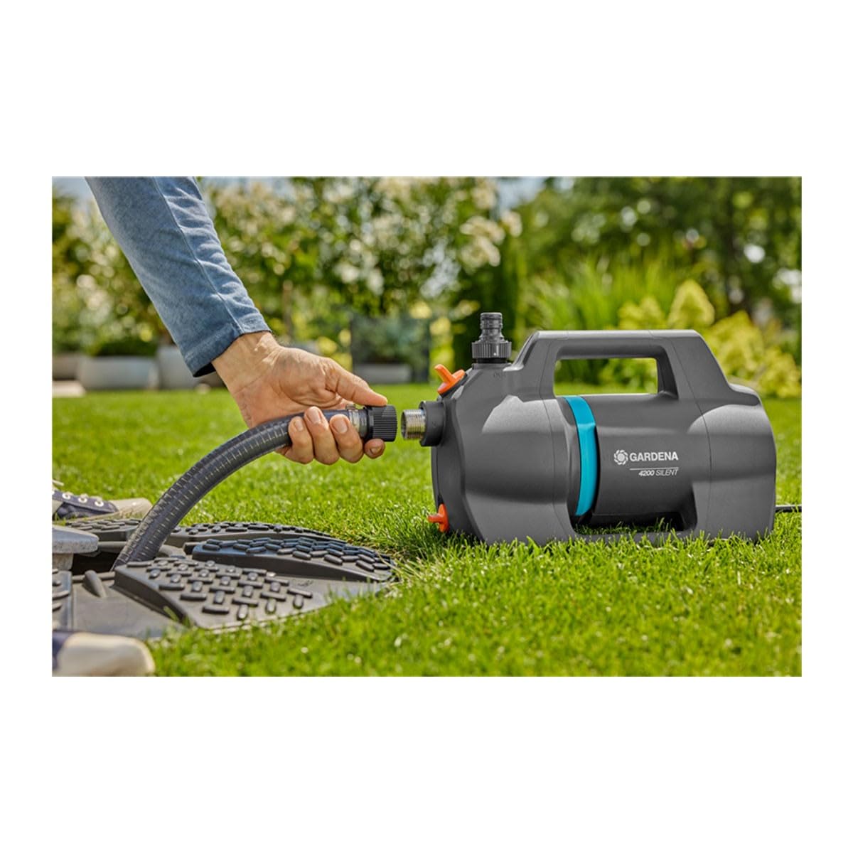 GARDENA 4200 Silent Gartenpumpe 4200 l/h 39m