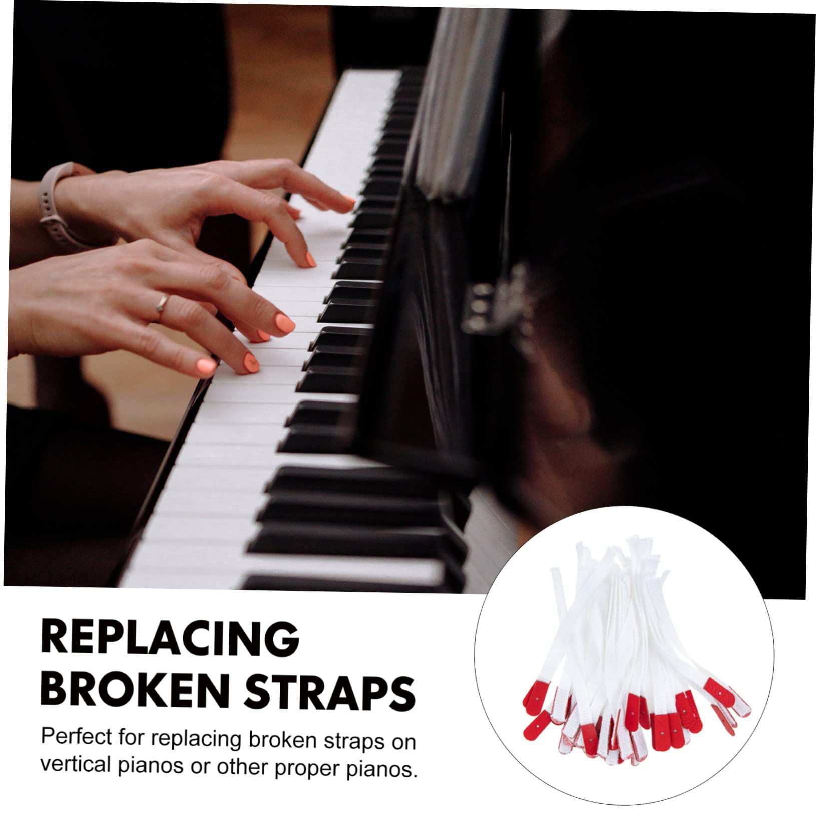 Abaodam 50piezas Cuerdas De De Piano De Accesorios De Reemplazo Para De Afinación De Piano Para Instrumentos