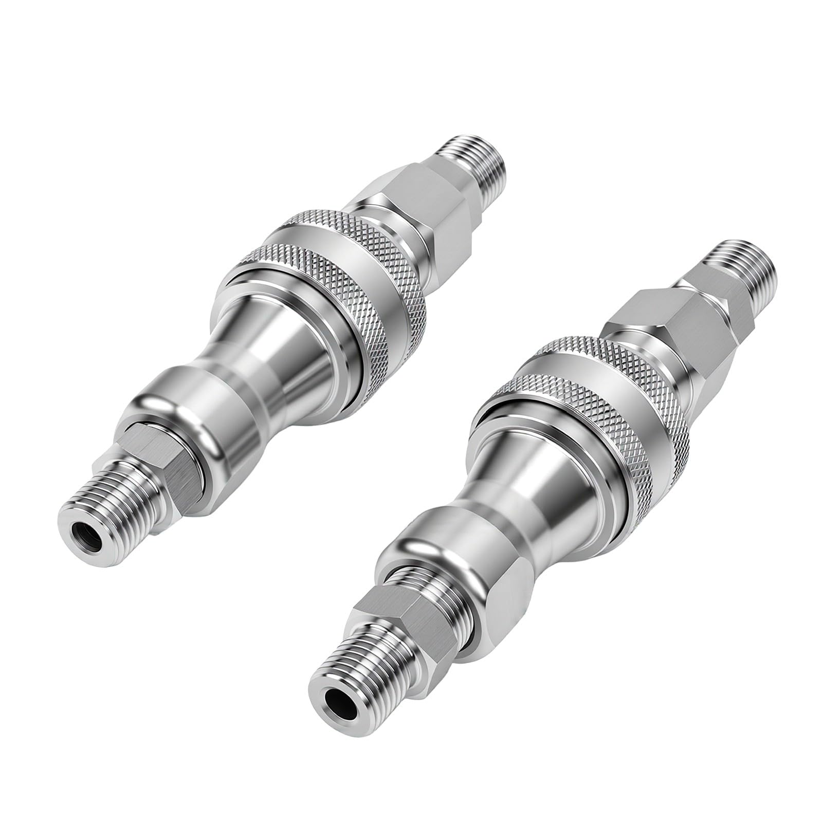 2 Stück Hydraulik Schnellkupplung Adapter für Bagger