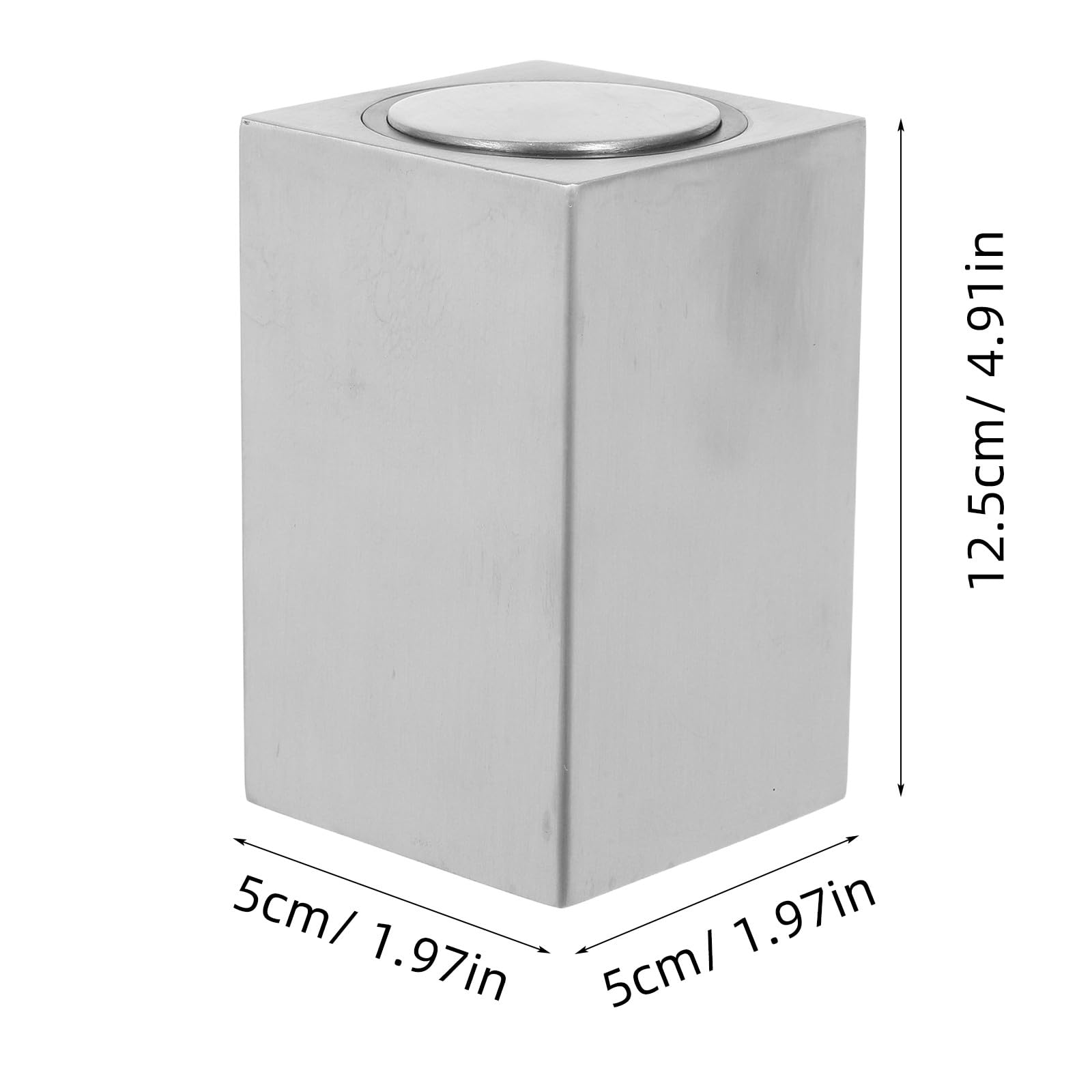 Dispensador Portátil y Estilo Elegante para Palillos de Dientes de Acero Inoxidable Gran Capacidad y Diseño Europeo Moderno para Uso en Cocina