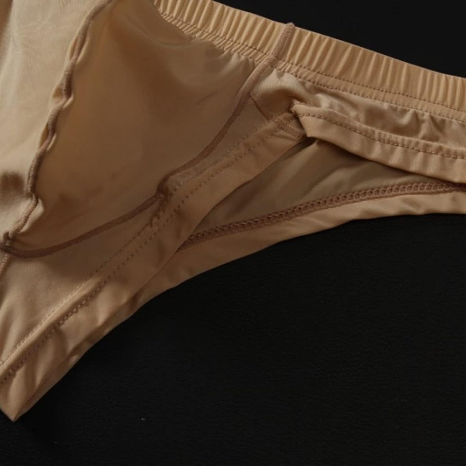 Faringoto Men's Ice Silk Transparent Panties Low Waist Briefs Breathable - Image 7