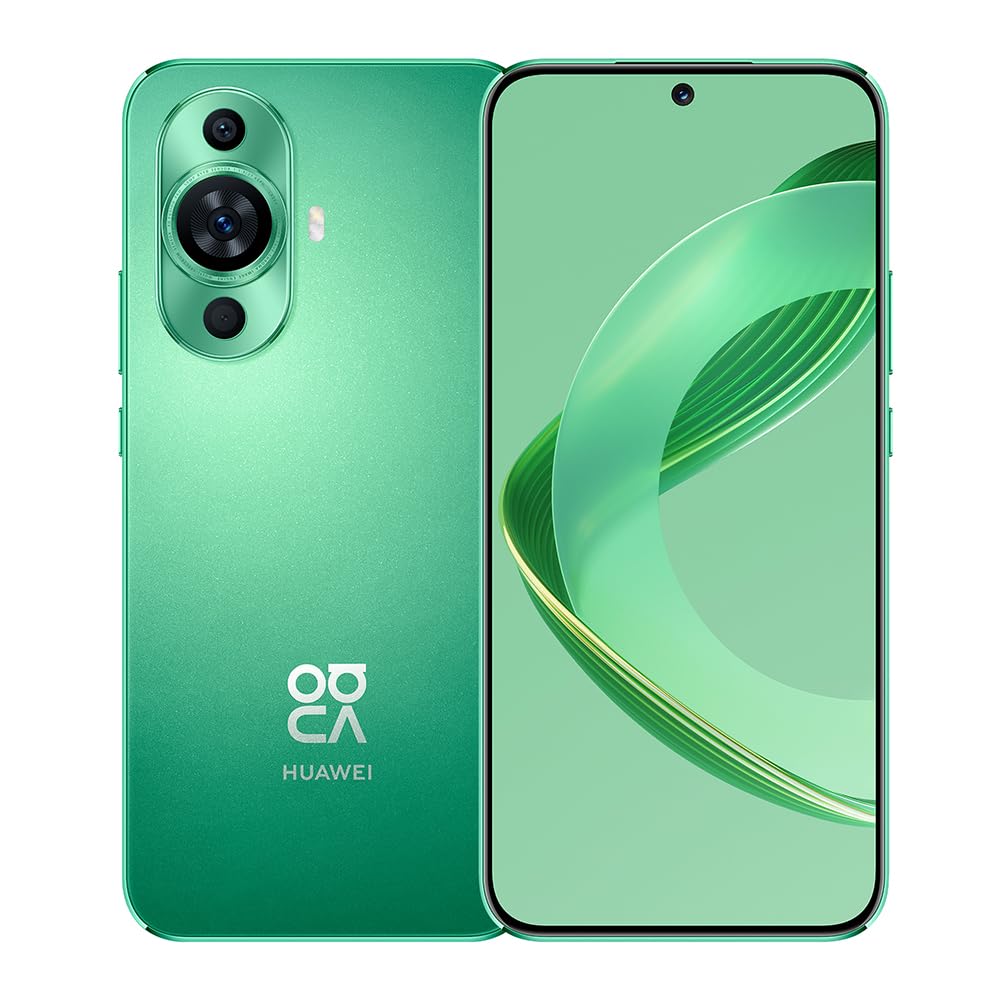 HUAWEI nova 11 Smart Phone, 6.88 mm Ultra-thin Design, 60 MP Front Ultra Wide Portrait Camera, 50 MP Ultra Vision Photography, 66 W HUAWEI SuperCharge Turbo, 6.7-inch OLED Display, 8+256GB, Green