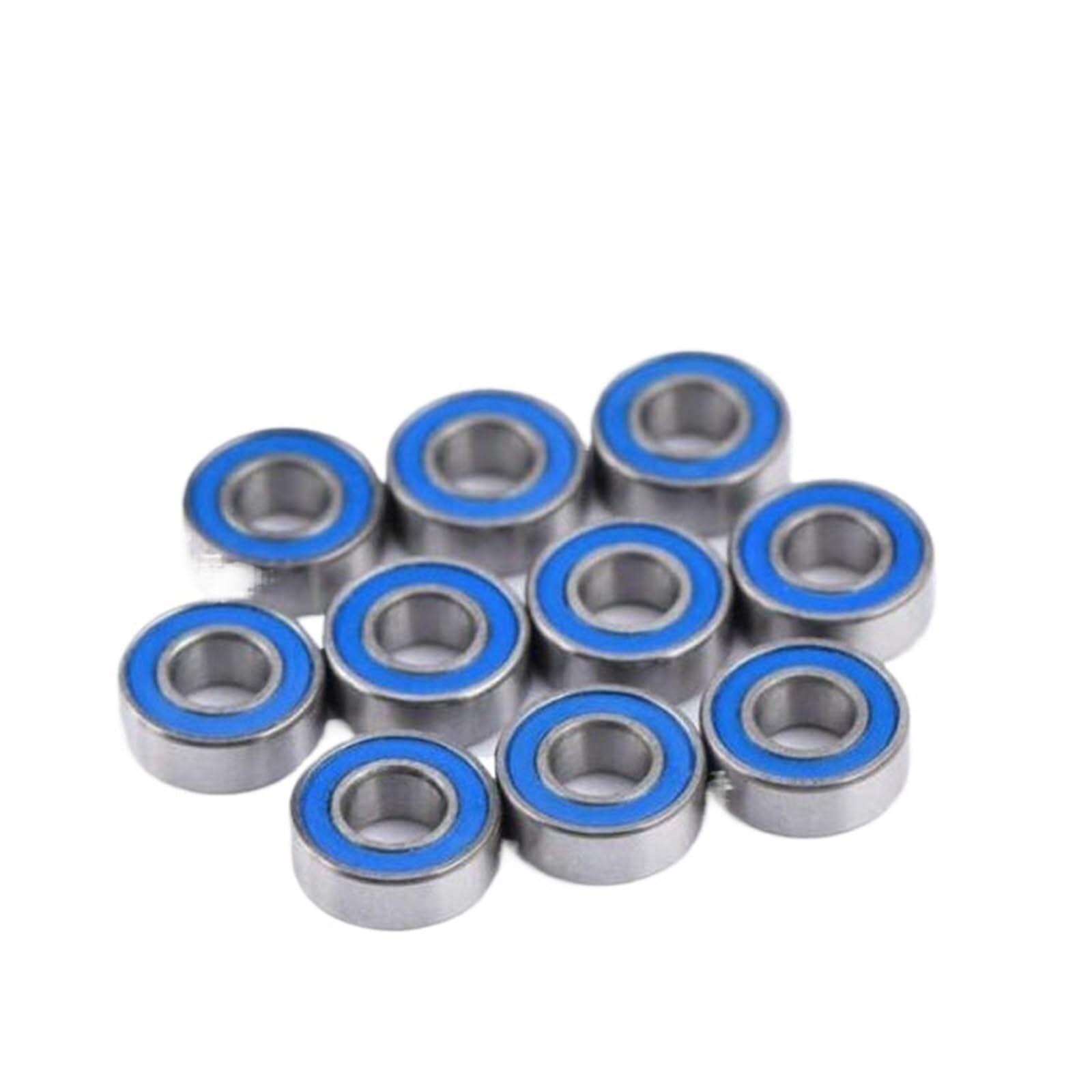 Bearing, MR63RS Miniature Bearing 10PCS 3x6x2.5mm ABEC-5 Hobby Electric RC Car Truck MR63 RS 2RS Ball Bearings MR63-2RS Blue Sealed(20PCS) Wear Resistance