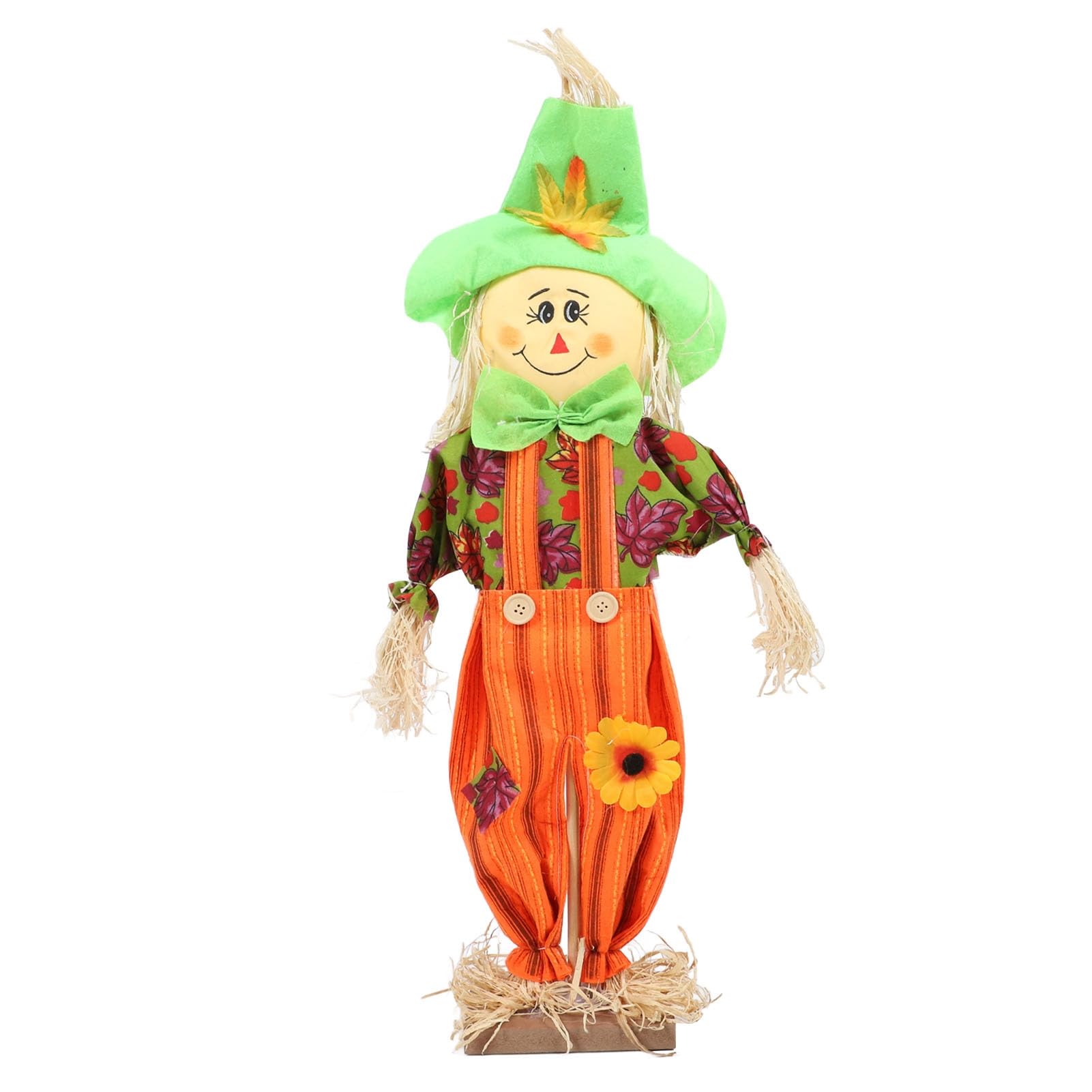 Changor Statuetta di Spaventapasseri Decorazione Autunnale Carina per la Protezione del Giardino Spaventapasseri del Ringraziamento in Tessuto Oxford da 60 Cm (Pantaloni da uomo in stile)