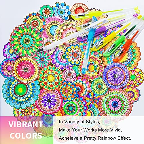 Aen Art MDK-GG100 Glitter Gel Pens, 100 Color Glitter Pen Set thumb #3