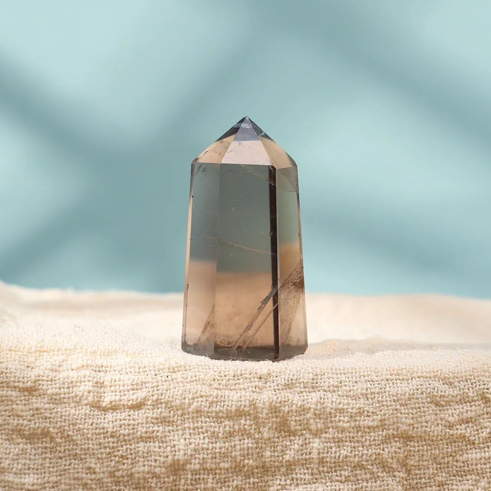 RVBLRDSE Crystal Stone Gemstone Point Hexagonal Column Decoration Ornaments Gemstone Stone