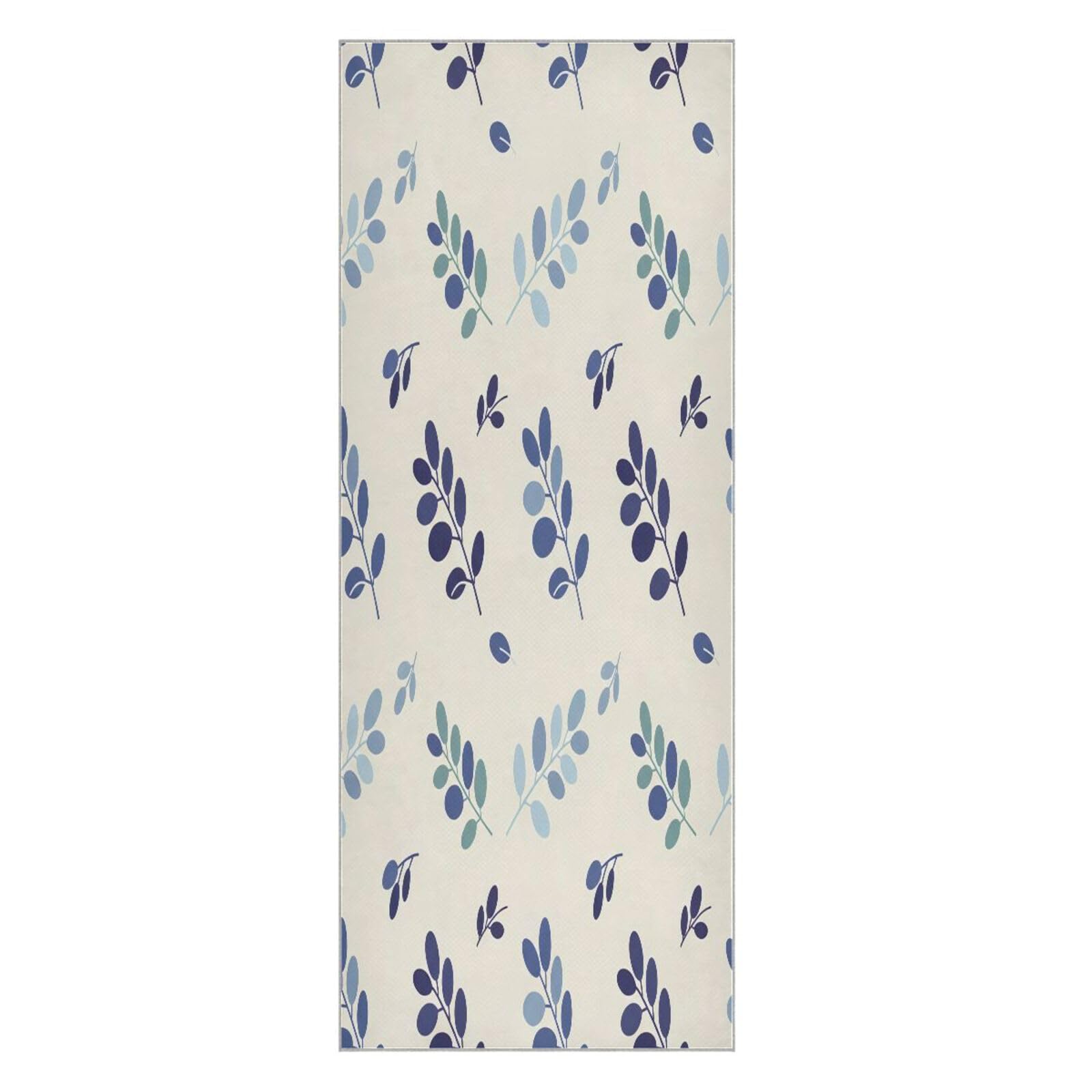 BURSTDDY Leaves Hot Yoga Towel Absorbent Non Slip Yoga Mat Towel