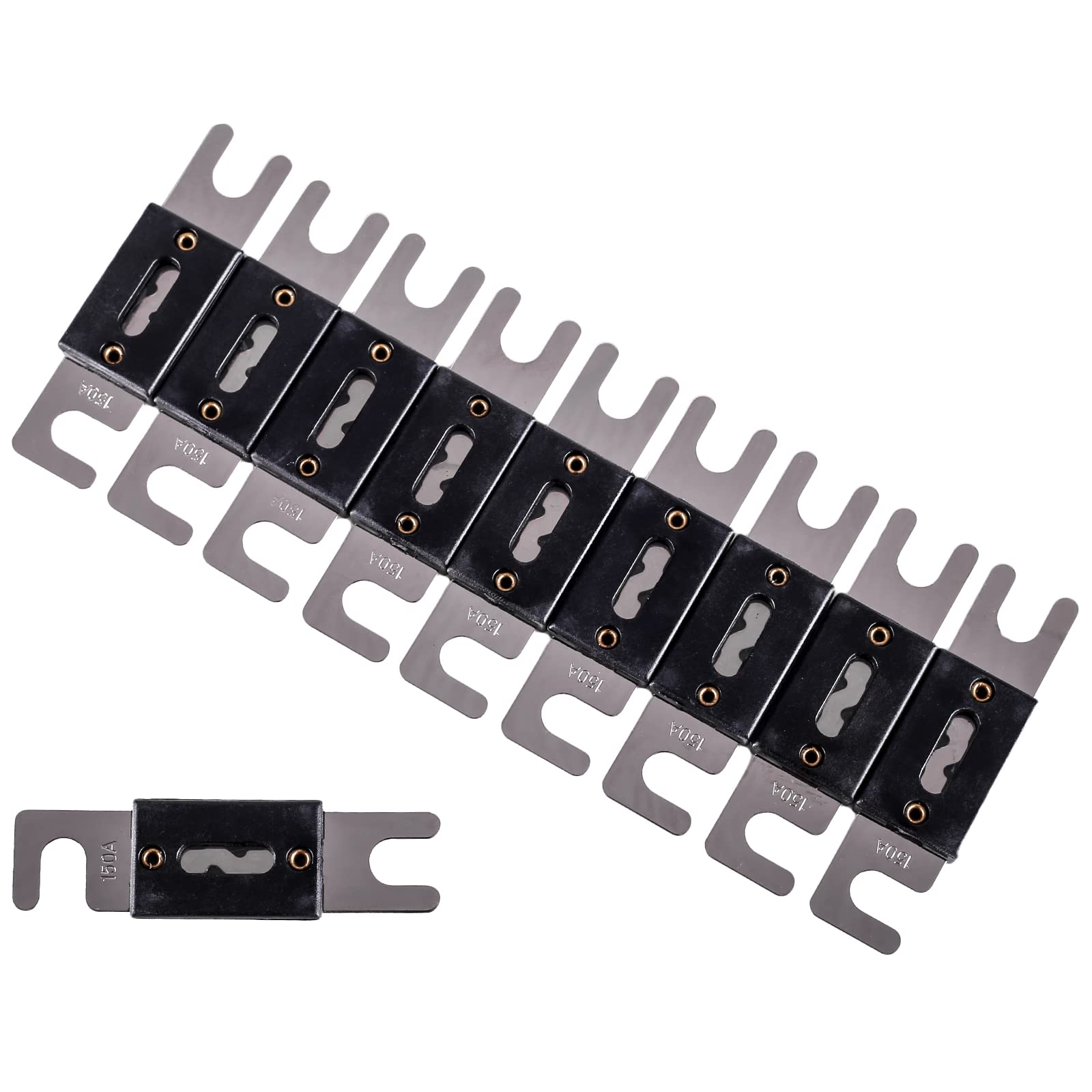 Conext Link LFH8MAXI-1 Portafusibili MAXI Con Coperchio - Calibro 8, Cavo Rame 25 Cm, Senza Fusibile