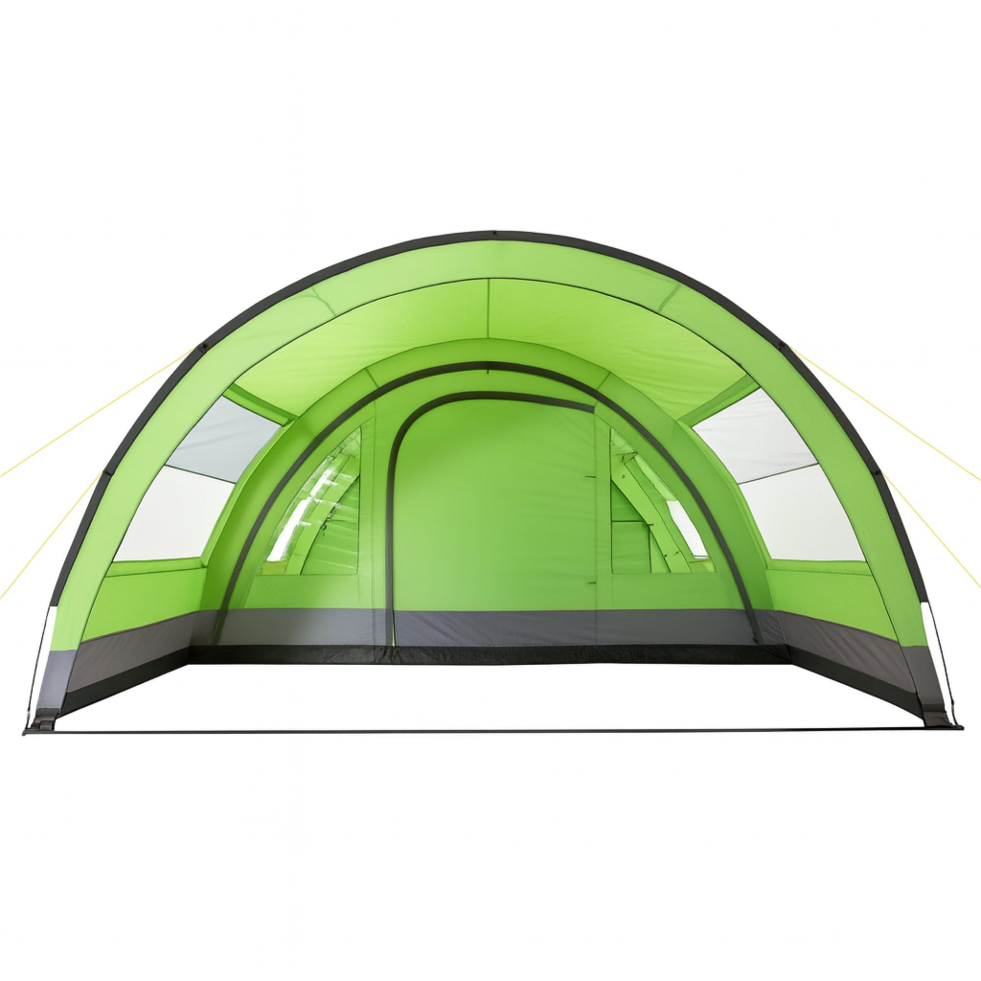 CampFeuer Tenda a tunnel per 6 persone "Relax6" | Tenda a tunnel variabile con cabina letto separabile e 5.000 mm di colonna d'acqua | Tenda a gruppo | Tenda da campeggio