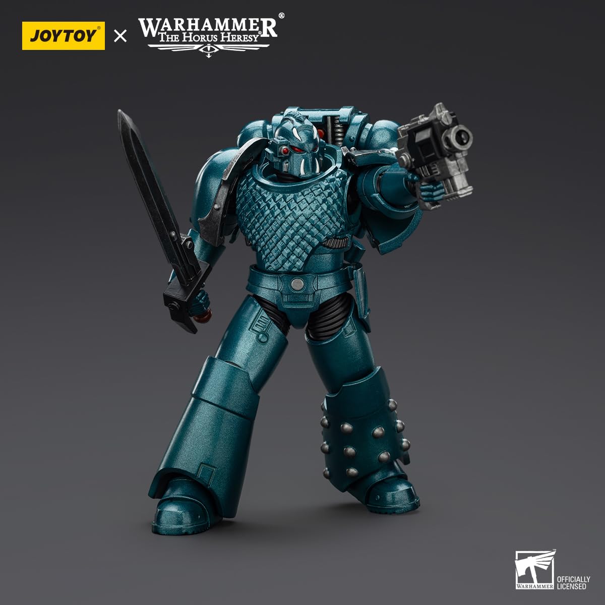 TOYVERSE JOYTOY 1/18 Figura d'azione Warhammer The Horus Heresy, Alpha Legion Headhunter Prime, Articolazioni mobili Modello di Personaggio, 15 anni e più - 5