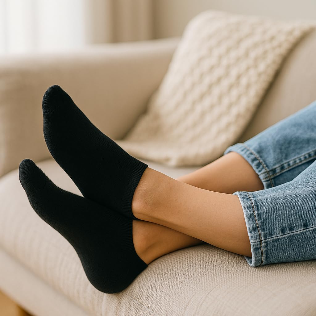 Betz 10|20|30 Paar Sneaker Socken Damen und Herren - Füßlinge – Kurze Socken - Baumwolle mit Komfortbund ohne drückende Naht – Classic – Größen 35 – 46 Farben Schwarz Weiß Grau