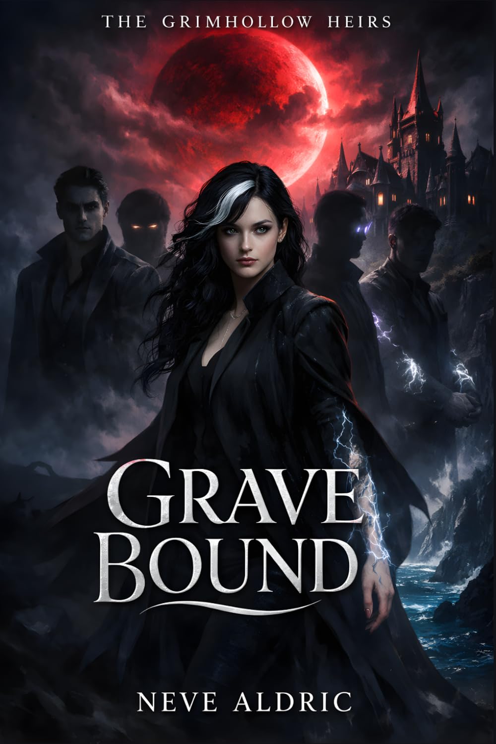 Grave Bound: A Reverse Harem Paranormal Academy Dark Romance (The Grimhollow Heirs Book 1)