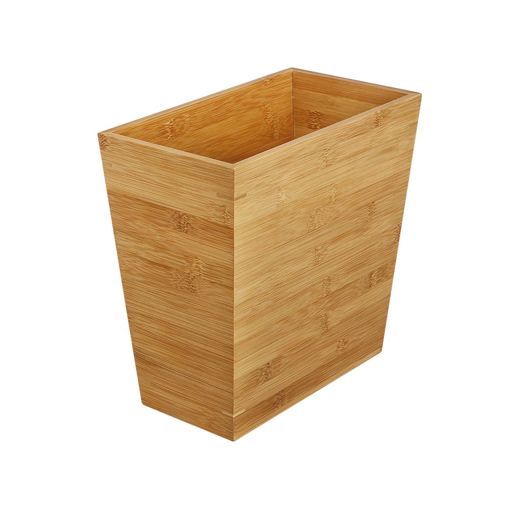 woodluvSlimline Rubbish Waste Paper Bin For Home/Office - 7 x 15 x 26 cm (Height) approx.