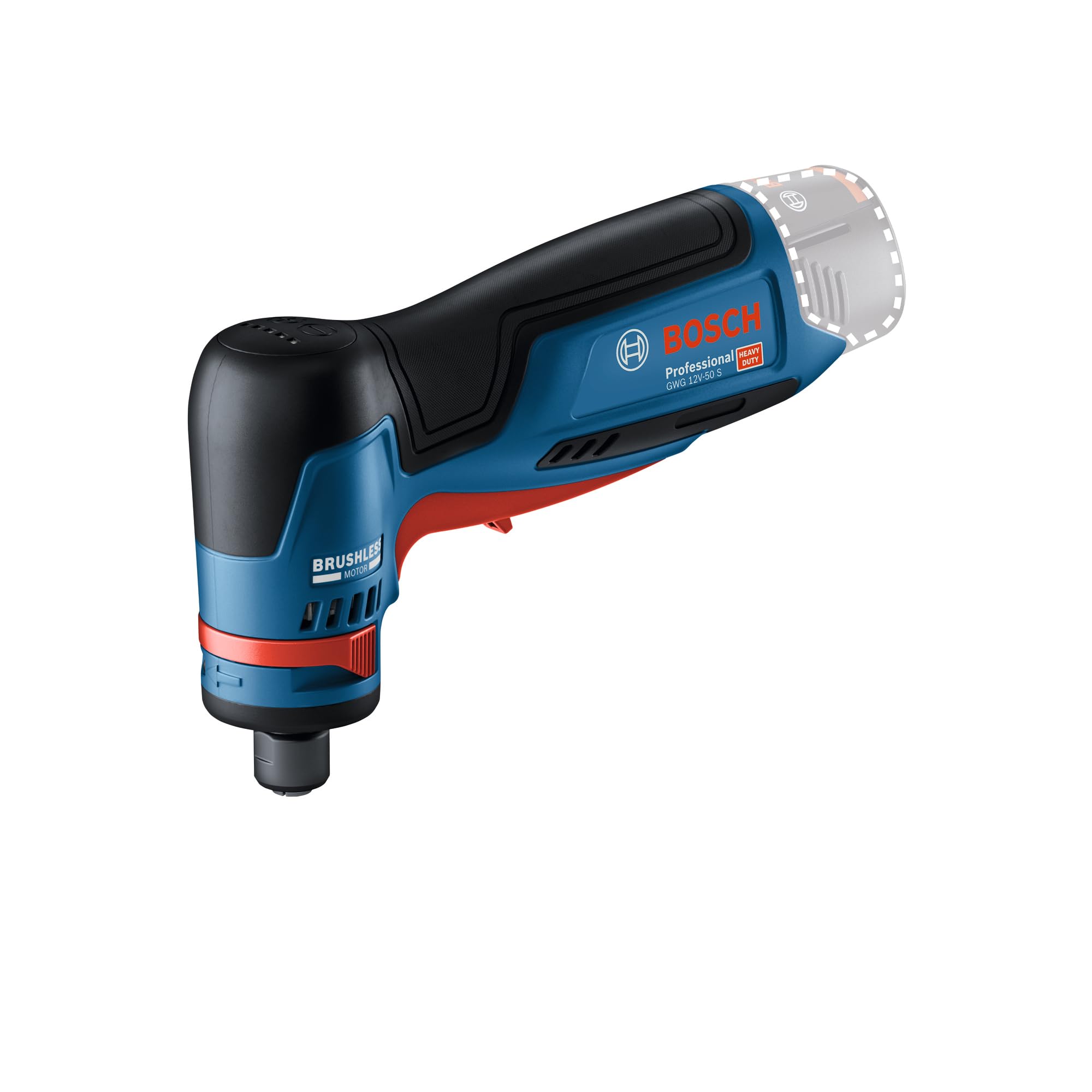 Bosch Professional Gwg 12 V-50 S Szlifierka, Niebieski/Czarny, 12 V