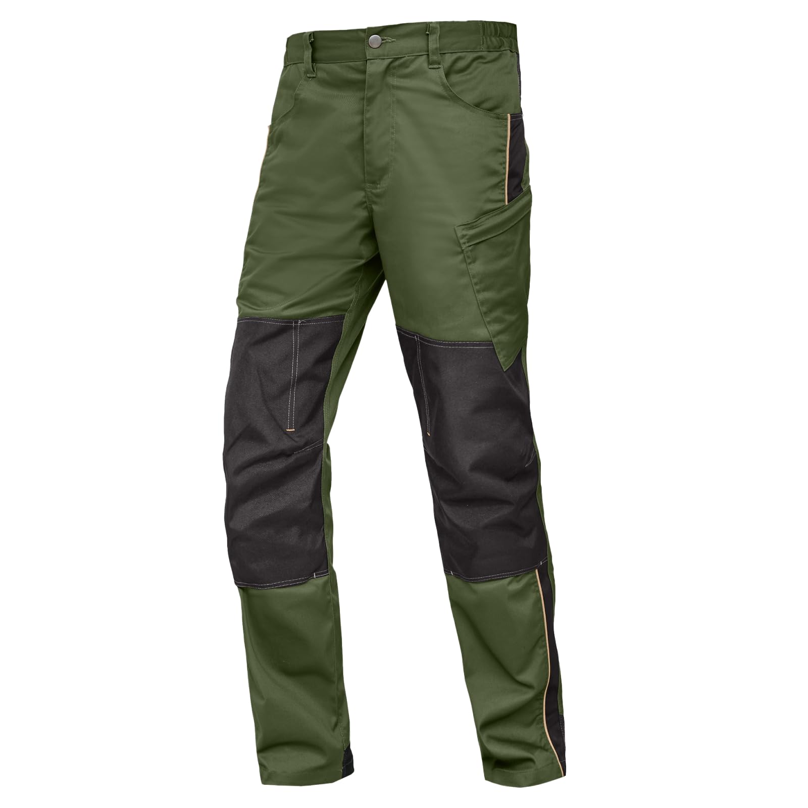 WORK IDEA Herren Stretch-Arbeitshose mit zahlreichen Taschen und Werkzeugtaschen