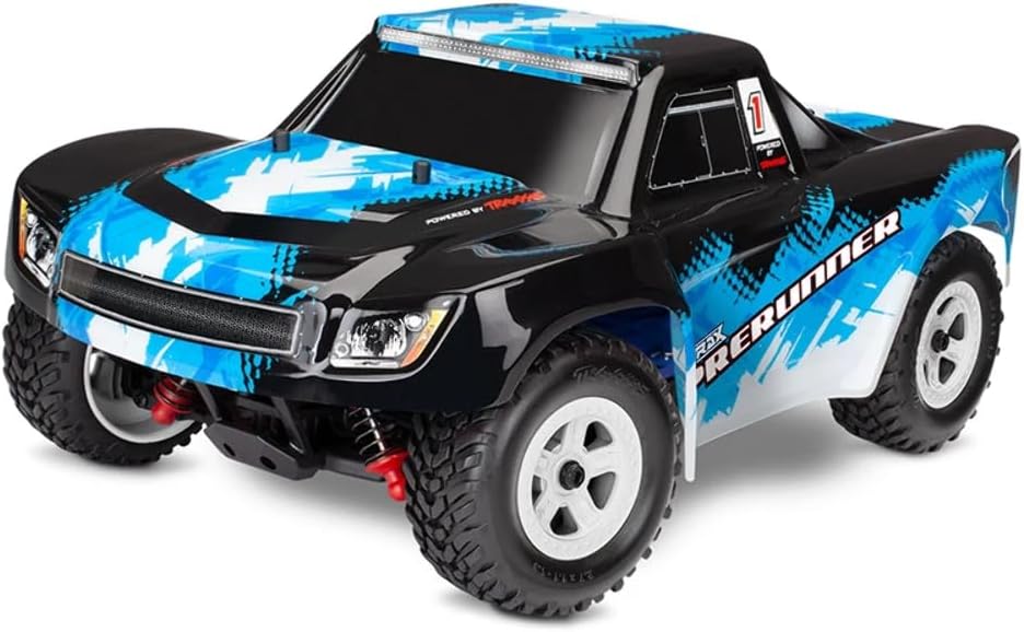 Traxxas 76064-5-BLUX LaTrax Desert Prerunner: 118-Scale 4WD Electric Truck