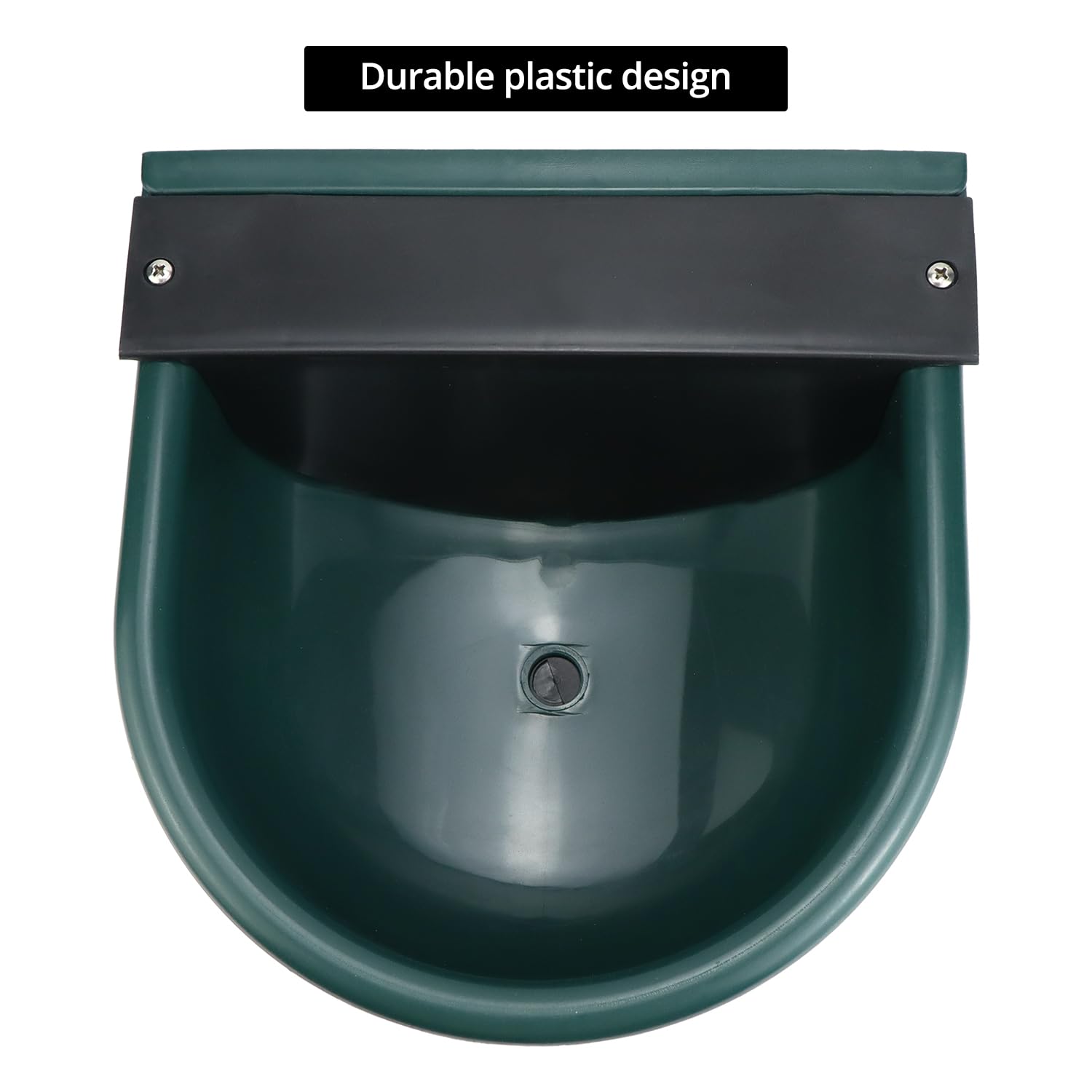 QWORK® 1 Stück Tränke aus Kunststoff, Automatische Tränke, Ideal für Rinder, Pferde, Schweine